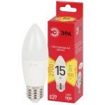 Лампа светодиодная ЭРА RED LINE LED B35-15W-827-E27 R 15Вт свеча теплый белый свет Е27