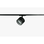 Трековый светильник однофазный ЭРА TR75 - GX53 BK под лампу GX53 c акриловым кольцом, черный