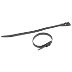 Кабельная стяжка ЭРА NO-224-592 (хомут) нейлоновая для СИП с горизонтальным замком 9.0 х 180 мм чёрная (100 шт/уп)