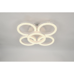 Светильник потолочный светодиодный Rivoli Juniper 6187-701 LED 75Вт 3000-6000К белый с пультом