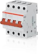 Рубильник 4п SD204/16 рычаг красный ABB