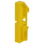 Изолятор для шин ЭРА NO-224-66 на DIN-рейку желтый