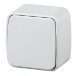 Переключатель ЭРА Intro Polo 3-103-01 10А 250В накладной белый одноклавишный