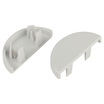 Заглушка ЭРА EC-KK-30-13-FW для полукруглого кабель-канала белая 30х13мм 2шт/комплект
