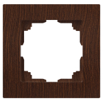 Рамка для розеток и выключателей Intro Accent 6-501-10 на 1 пост, СУ, венге