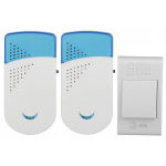 Дверной звонок беспроводной ЭРА TWIN-R влагозащищенный