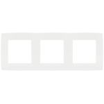 Рамка для розеток и выключателей ЭРА Серия 12 12-5003-01М на 3 поста, белый матовый