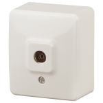 Розетка ЭРА Эксперт 11-3201-02 накладная IP20 слоновая кость телевизионная