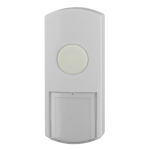 Кнопка дверного звонка ЭРА D1 проводного, белая, 1 мелодия