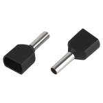 Наконечник-гильза ЭРА NO-225-13 (двойной) НШвИ(2) 1,5-8 с изолированным фланцем (упаковка 10 шт.)