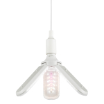 Фитолампа для растений светодиодная ЭРА GREEN LINE ФИТО-30W-PFR-E27-GR 3-х лепестковая полного спектра 30 Вт Е27