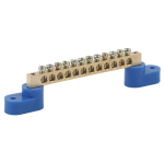 Шина ЭРА NO-222-69 N ноль на двух угловых изоляторах ШНИ-8х12-12-У2-Синий Шина ЭРА NO-222-69 N ноль на двух угловых изоляторах ШНИ-8х12-12-У2-Синий