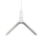 Фитолампа для растений светодиодная ЭРА GREEN LINE ФИТО-20W-PFR-E27-GR 2-х лепестковая полного спектра 20 Вт Е27