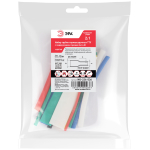 Термоусадочная трубка ЭРА NO-224-536 ТТУ нг-LS 2:1 набор №2: 6 цветов, 13 шт. (L= 100мм)