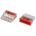 Клемма ЭРА NO-225-434 быстрозажимная 2273-204 компактная 4-проводная 0.2-2.5 мм2 (упаковка 4 шт.) Клемма ЭРА NO-225-434 быстрозажимная 2273-204 компактная 4-проводная 0.2-2.5 мм2 (упаковка 4 шт.)