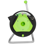 Удлинитель силовой ЭРА GREEN LINE GAZ-2x1-20m Greenline на катушке пластик 1 розетка без заземления 20м ПВС 2x1мм2