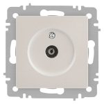 Розетка Intro Accent 6-301-06 TV одиночная, IP20, СУ, перламутр