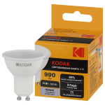 Лампочка светодиодная Kodak LED KODAK MR16-11W-865-GU10 GU10 11Вт софит холодный дневной свет Лампочка светодиодная Kodak LED KODAK MR16-11W-865-GU10 GU10 11Вт софит холодный дневной свет