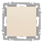 Переключатель Intro Accent 6-103-02 10А-250В, IP20, СУ, AL/CU, слоновая кость