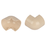 Внешний угол ЭРА OC-KK-20-12-B для полукруглого кабель-канала бежевый 20х12мм 2шт/комплект