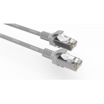 Патч корд ЭРА  PC-2F F/UTP категория 5e, длина 2 метра, экранированный, серый, Cu