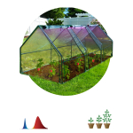 Теплица ЭРА FITO-House-max со светильниками в комплекте, 2700х900х900 мм, 3 отсека