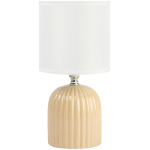 Настольная лампа Rivoli May 7548-502 1 х Е14 40 Вт керамика бежевая с абажуром