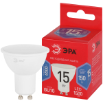 Лампа светодиодная ЭРА RED LINE LED MR16-15W-865-GU10 R 15Вт софит холодный дневной свет GU10