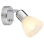 Светильник настенно-потолочный спот Rivoli Keila 7051-701 1 х Е14 40 Вт поворотный с выключателем