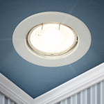 Светильник ЭРА ST1 SWH штампованный встраиваемый MR16 GU5.3 белый матовый