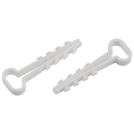 Дюбель хомут ЭРА NO-225-221 для плоского кабеля 6-12 мм белый (10 штук)