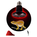 Инфракрасная лампа ЭРА ЭРА FITO-150W-НQ керамическая серии CeramiHeat модель RX для брудера, рептилий 150 Вт Е27 Инфракрасная лампа ЭРА ЭРА FITO-150W-НQ керамическая серии CeramiHeat модель RX для брудера, рептилий 150 Вт Е27