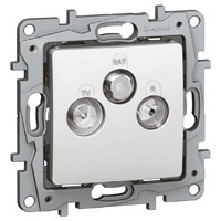 Розетка TV Legrand Etika 672256 TV/SAT белый звезда Legrand