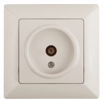 Розетка Intro Solo 4-301-02 слоновая кость телевизионная одиночная скрытой установки