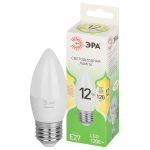 Лампочка светодиодная ЭРА GREEN LINE LED B35-12W-830-E27 GL E27 12 Вт свеча теплый свет Лампочка светодиодная ЭРА GREEN LINE LED B35-12W-830-E27 GL E27 12 Вт свеча теплый свет