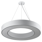 Светильник светодиодный Geometria ЭРА Ring SPO-133-W-40K-045 45Вт 4000K 3200Лм IP40 600*600*80 белый подвесной ЛТ