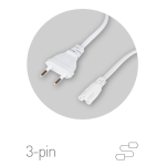 Кабель питания для линейного светильника ЭРА FITO -3 –pin 1,5 м