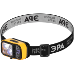 Фонарь налобный светодиодный ЭРА Рабочие Практик GA-813 аккумуляторный 3+3 Bт сенсорное управление дисплей 4 режима Фонарь налобный светодиодный ЭРА Рабочие Практик GA-813 аккумуляторный 3+3 Bт сенсорное управление дисплей 4 режима