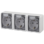 Розетка ЭРА Эксперт 11-2406-01 накладная IP54 16А 250В белый тройная с заземлением со шторками Розетка ЭРА Эксперт 11-2406-01 накладная IP54 16А 250В белый тройная с заземлением со шторками