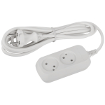 Удлинитель электрический ЭРА UDL-10-230 Greenline 2 розетки без заземления 3м ПВС 2x0.75мм2