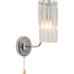 Бра светильник Rivoli Ifa 1063-401 настенный 1хЕ14 40 Вт хрусталь с выключателем