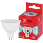Лампа светодиодная ЭРА RED LINE LED MR16-15W-840-GU5.3 R 15Вт софит нейтральный белый свет GU5.3