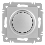 Светорегулятор Intro Accent 6-401-03 поворотный, 600Вт 230В, IP20, СУ, алюминий