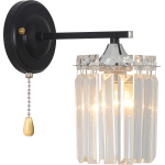 Бра светильник Rivoli June 1062-401 настенный 1хЕ27 60 Вт хрусталь с выключателем