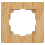 Рамка для розеток и выключателей Intro Accent 6-501-11 на 1 пост, СУ, сосна