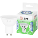 Лампа светодиодная ЭРА GREEN LINE LED MR16-15W-865-GU10 GL 15Вт софит холодный свет GU10