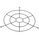 Защитная металлическая решетка ЭРА SPP-AC8-402-150 для светильников SPP-402 мощностью 150Вт