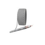 Кабель коаксиальный ЭРА RG-6U, 75 Ом,  Cu/(оплётка Cu 64%), нг(А)HF, цвет серый