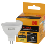 Лампочка светодиодная Kodak LED KODAK MR16-11W-830-GU5.3 GU5.3 11Вт софит теплый белый свет