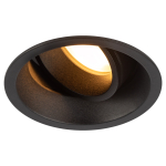 Светильник встраиваемый алюминиевый ЭРА KL98 BK под лампу MR16 GU5.3 черный